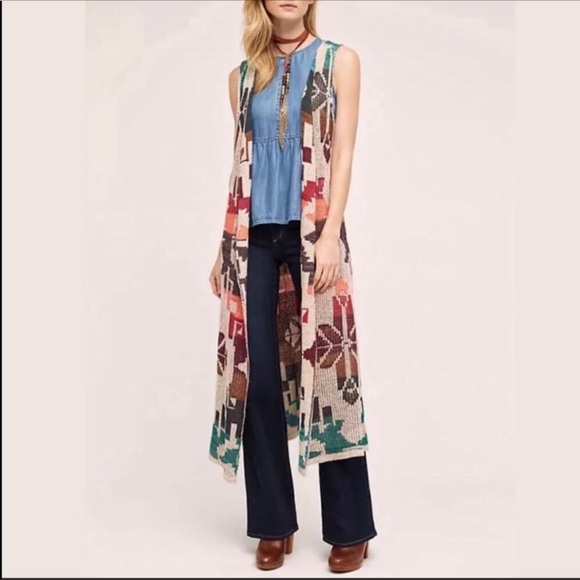 Anthropologie Esmeralda knit duster long cardigan - Picture 2 of 6